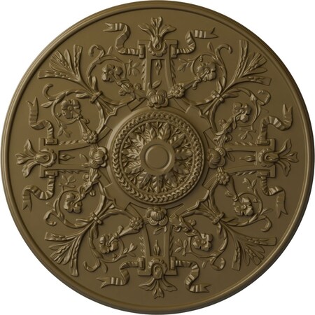 Ekena Millwork Versailles Ceiling Medallion (Fits Canopies up to 3 1/4"), 33"OD x 1 3/4"P, Mississippi Mud CM33VEMMF